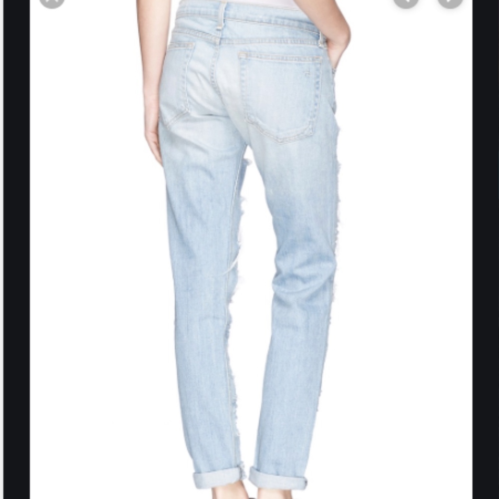 NWT Rag & Bone 'the Dre' Extreme Distressed Skinny - Picture 3 of 8